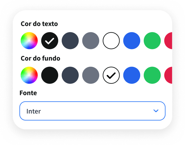 Customização do aplicativo Sonoris